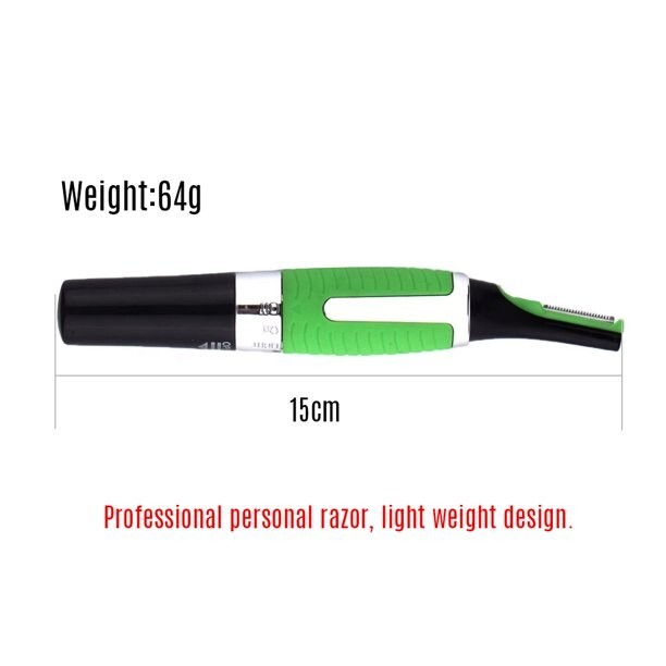 Hot Men Nose Ear Face Neck Eyebrow Hair Mustache Beard Trimmer Shaver Clipper PE