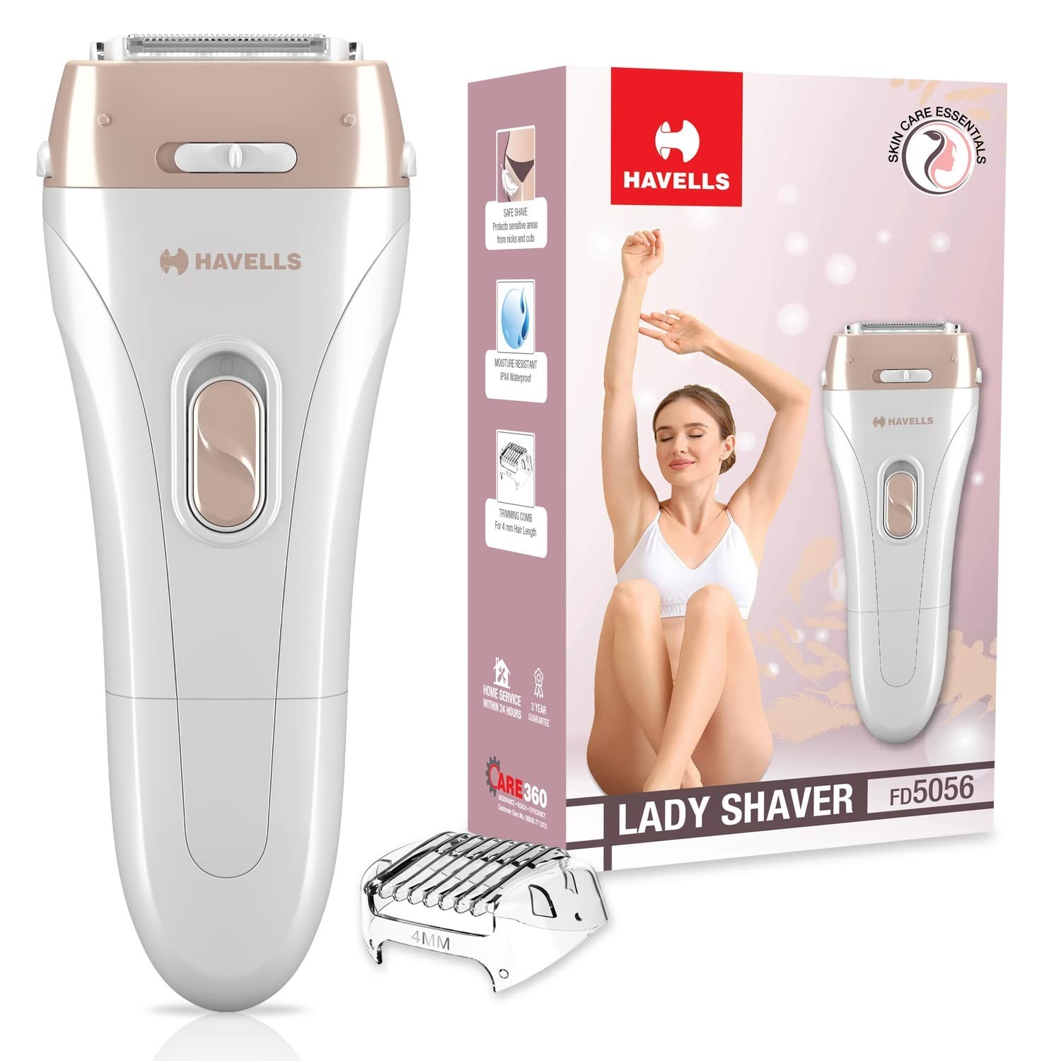 Havells FD5056 Lady Shaver Trimmer,‎FD5056,White
