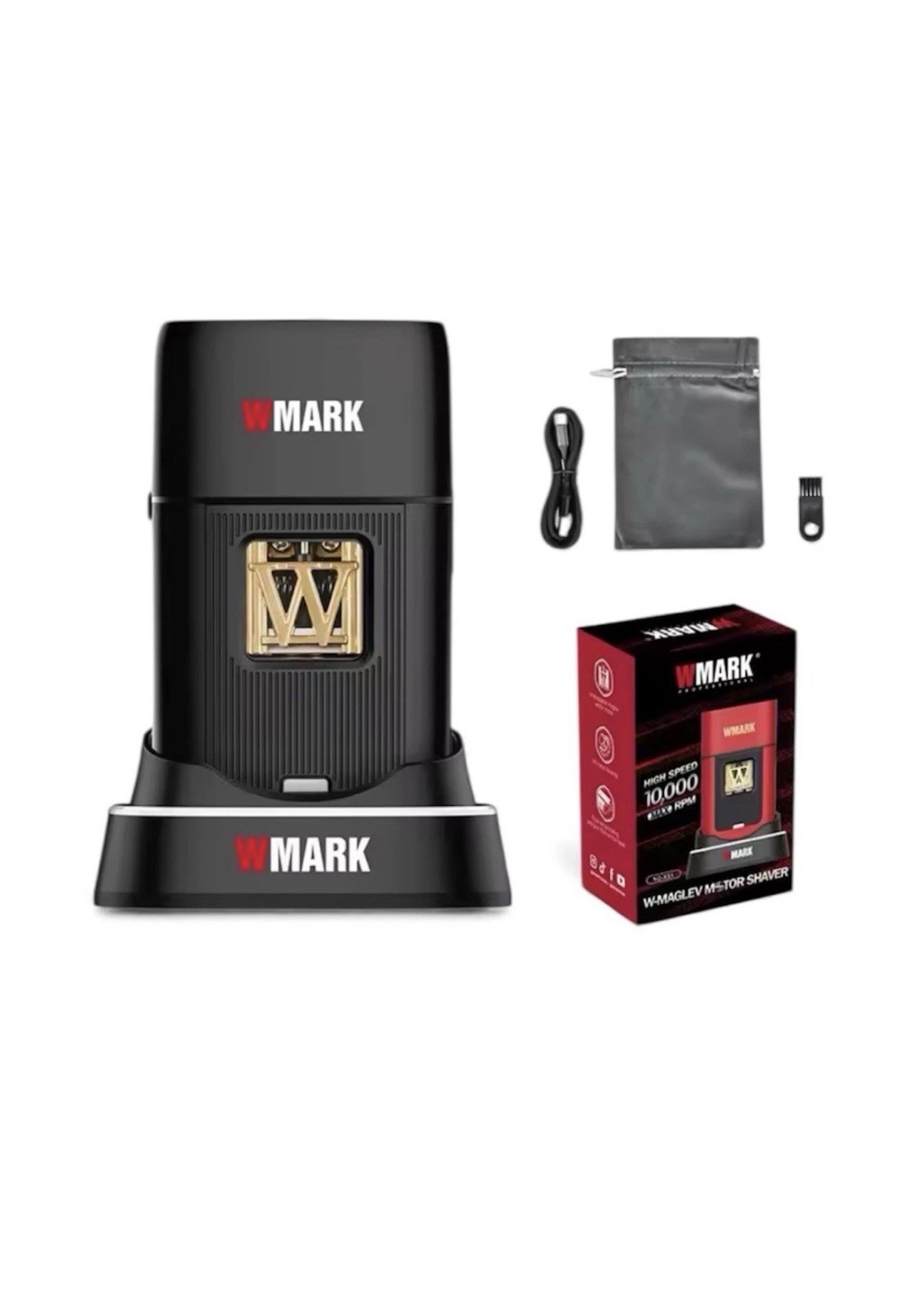 WMARK NG-XS1 Vector Motor Professional Hair Clipper 10000RPM Metal Body