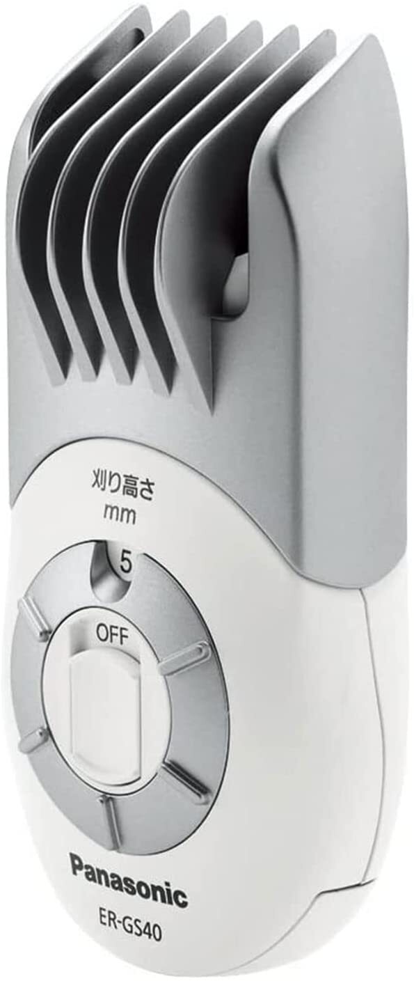 Panasonic Self Hair Cutter White Battery-powered ER-GS40-W