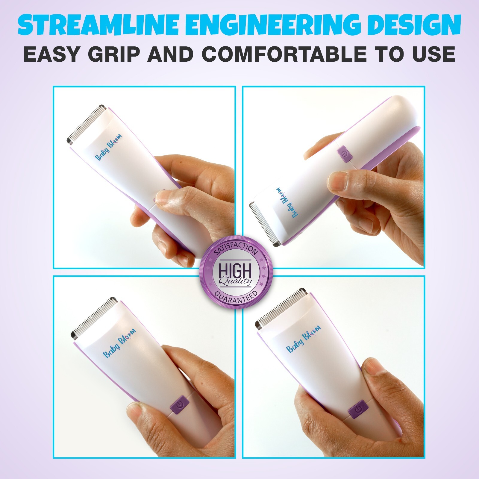 Baby Bloom Quiet Baby Hair Clippers, Specially Designed for Kids with Autism