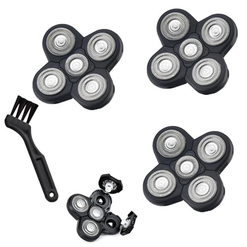 5-Blade Electric Shaver Head Replacement for Freebird