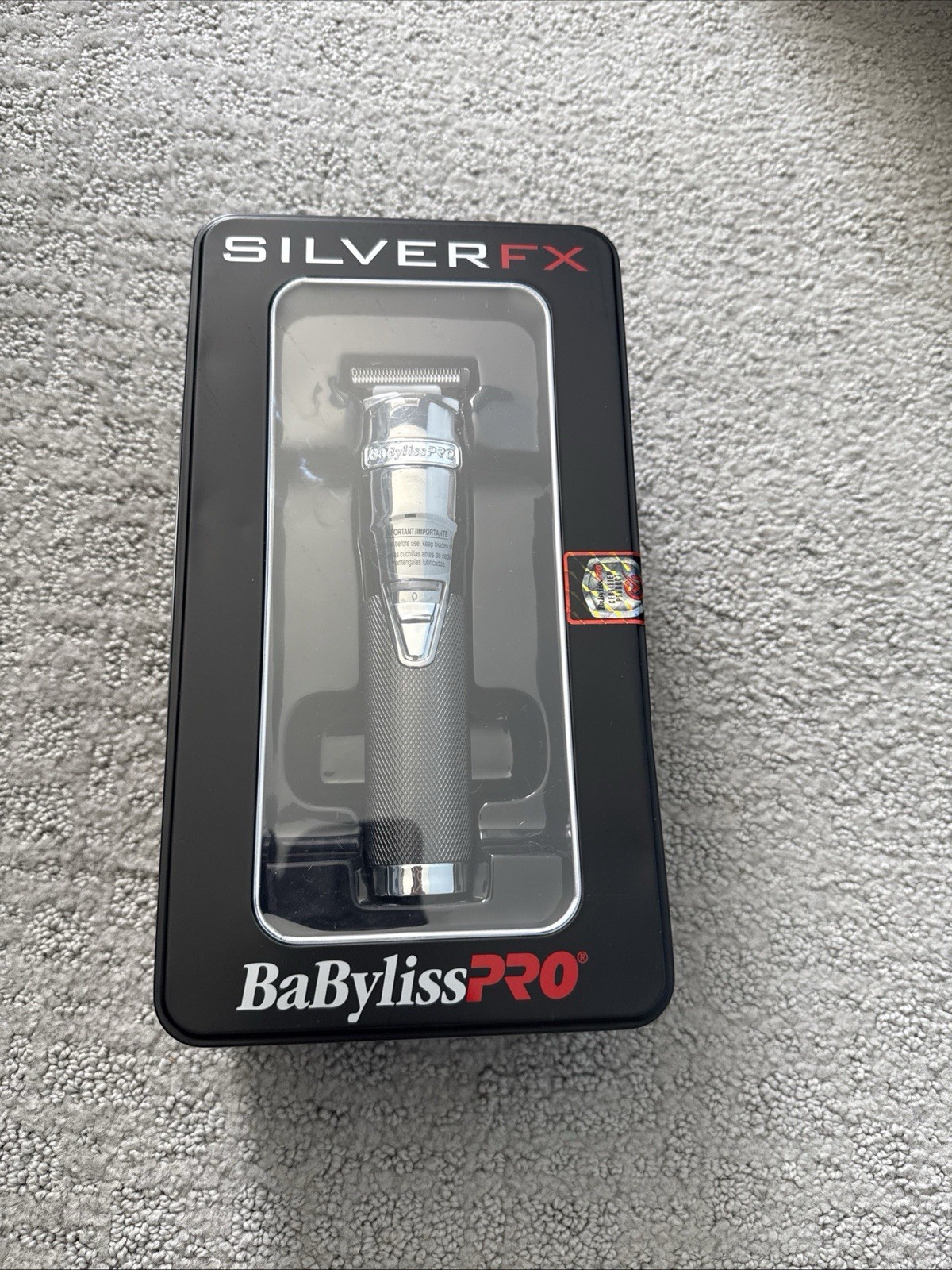 BabylissPRO Silver FX Metal Lithium Cord/Cordless Trimmer #FX788S New
