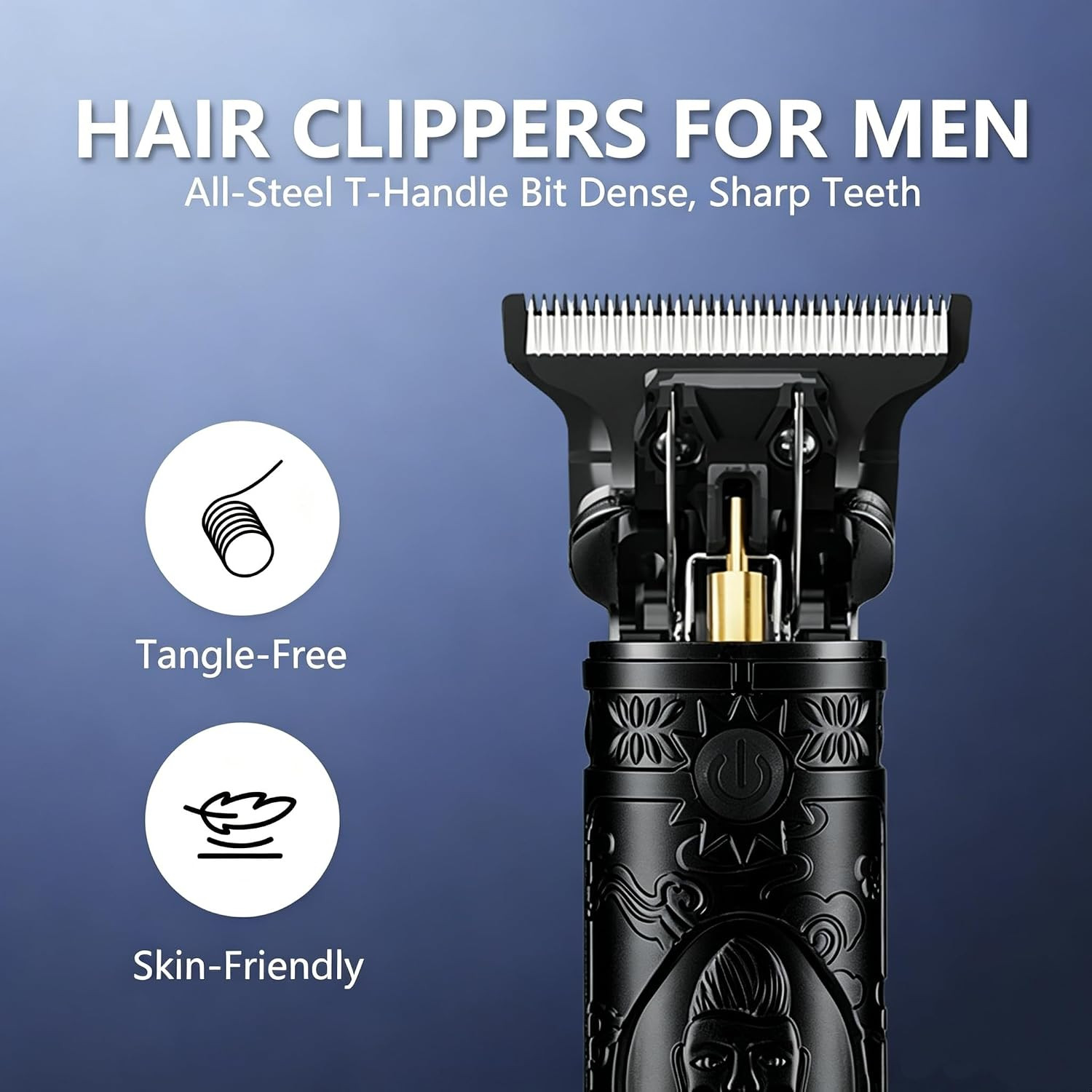 Beard Trimmer, Cordless T-Blade Hair Clippers, Ultra Portable | Edgers Trimmer,1