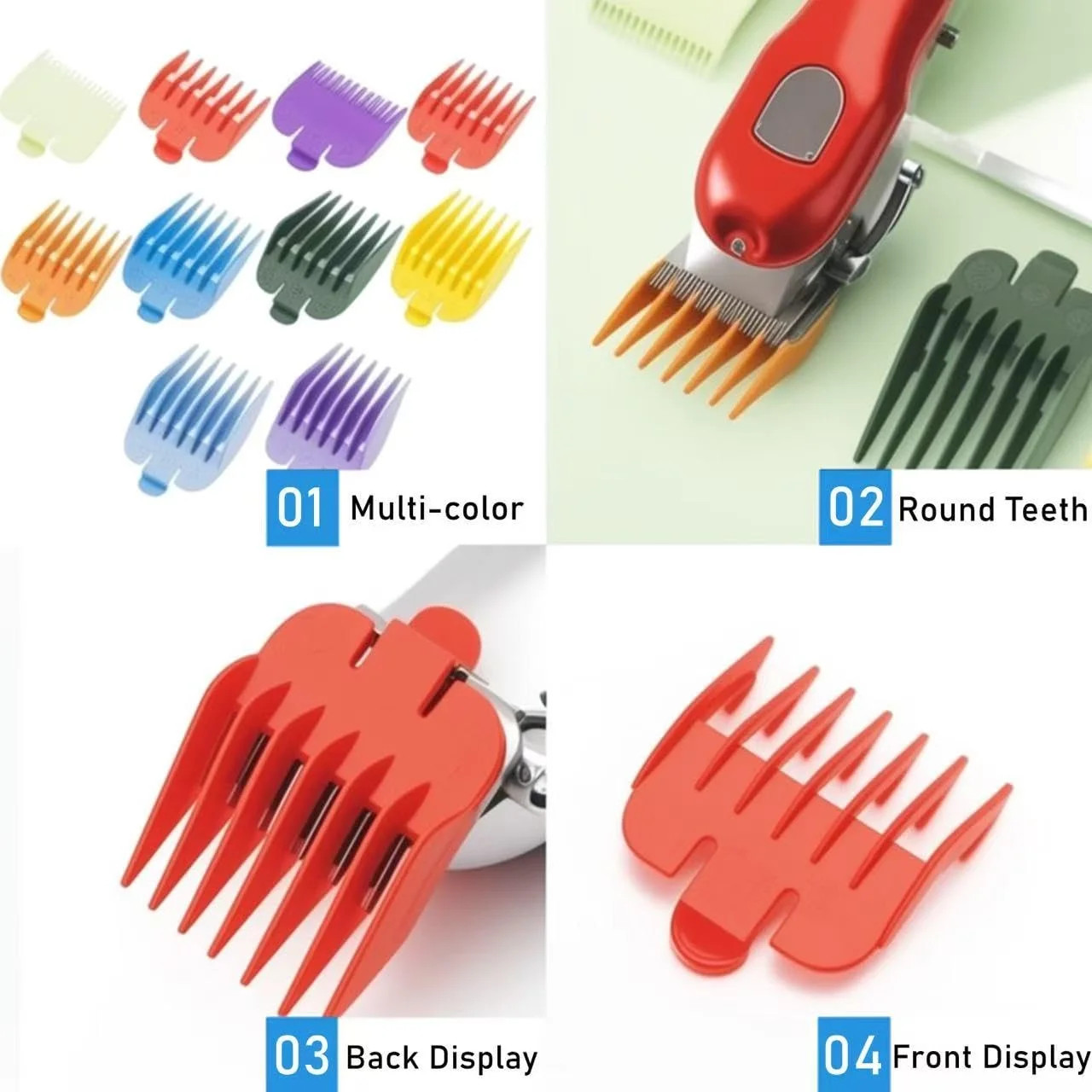 Wahl Clipper Guards Set 1 Pcs Professional Hair Clipper Combs Guides Wahl Rep…