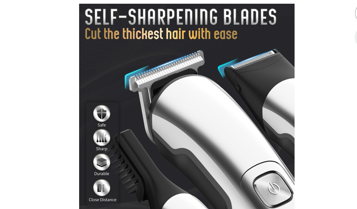 Ufree Beard Trimmer for Men, Waterproof Electric Razor, Grooming Kit | Stainless