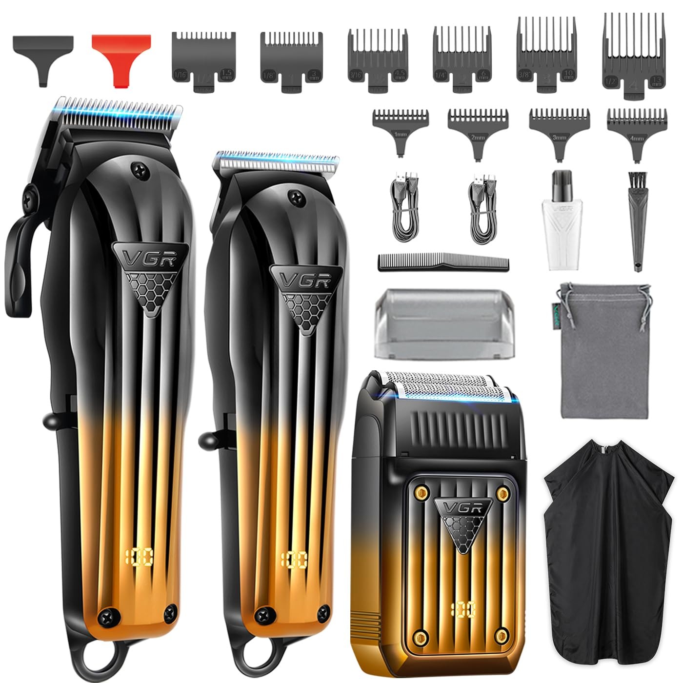 VGR 644 Professional Hair Clippers for Men with Trimmer Electric Shavers