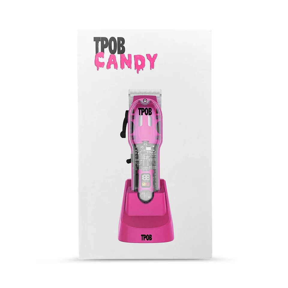 TPOB Slime 2 Pink Candy Edition Barber Hair Clippers 440C Titanium Taper £69.99