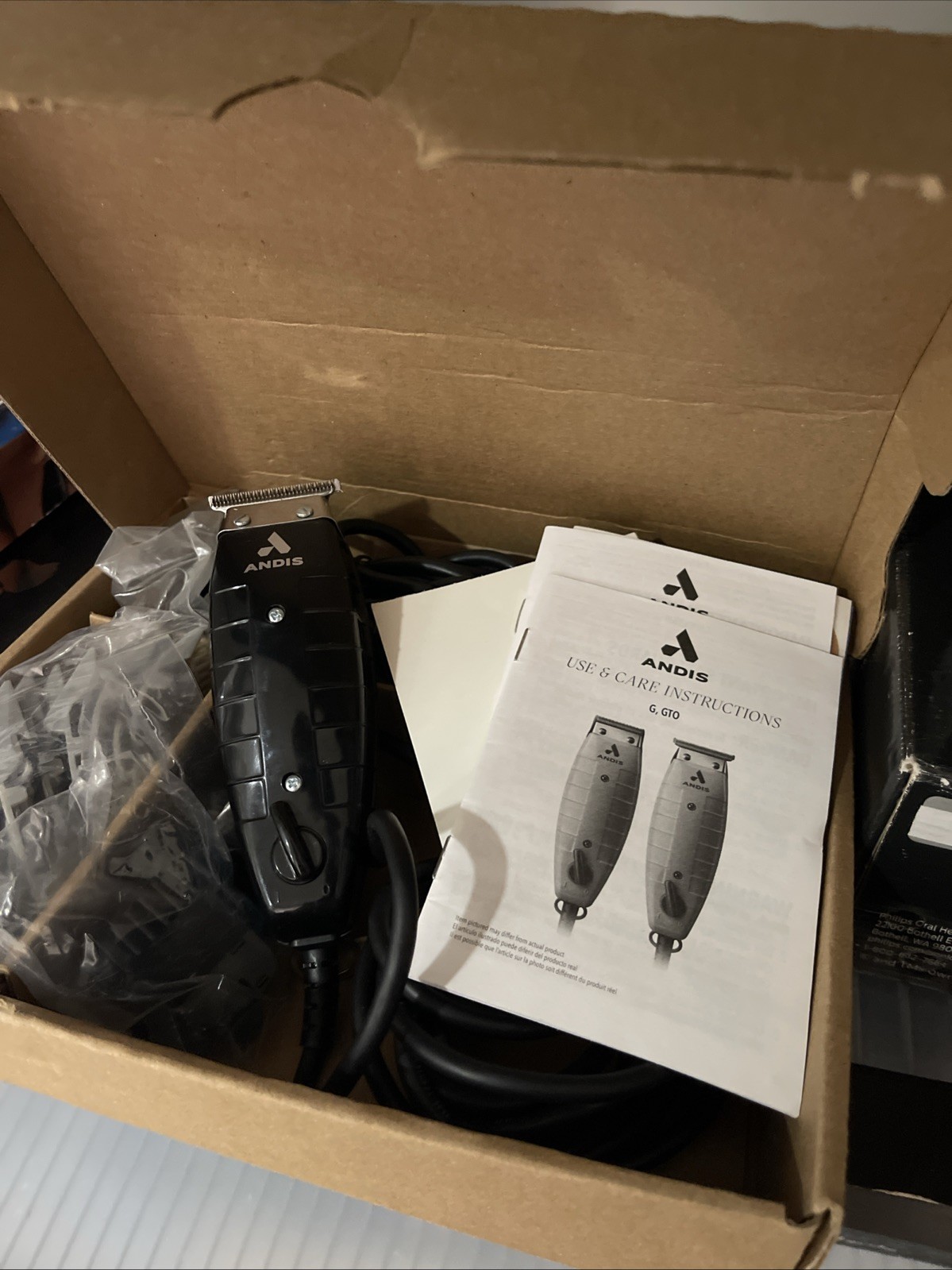 🤩 Andis T-Outliner Trimmer – Black Model G, Works, Corded