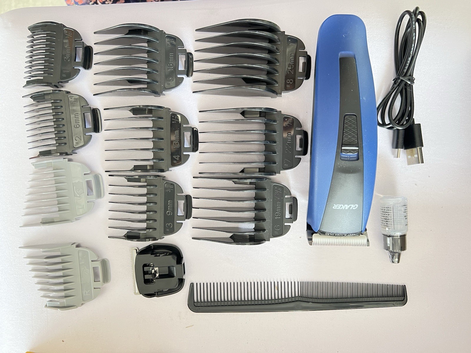 Brand New GLAKER Professional Mens Hair Clippers Cordless Clipper…