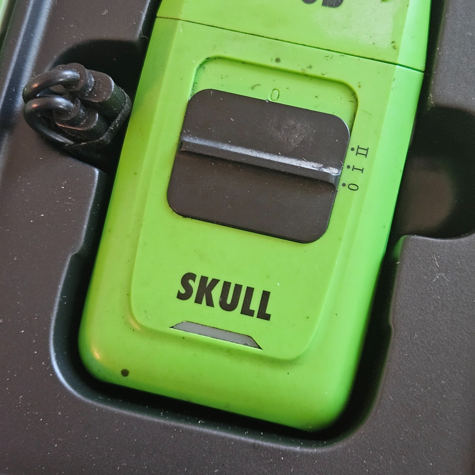 TPOB SKULL Slime Green Black Foil Head Unisex Trimmer USB Charging Face Head