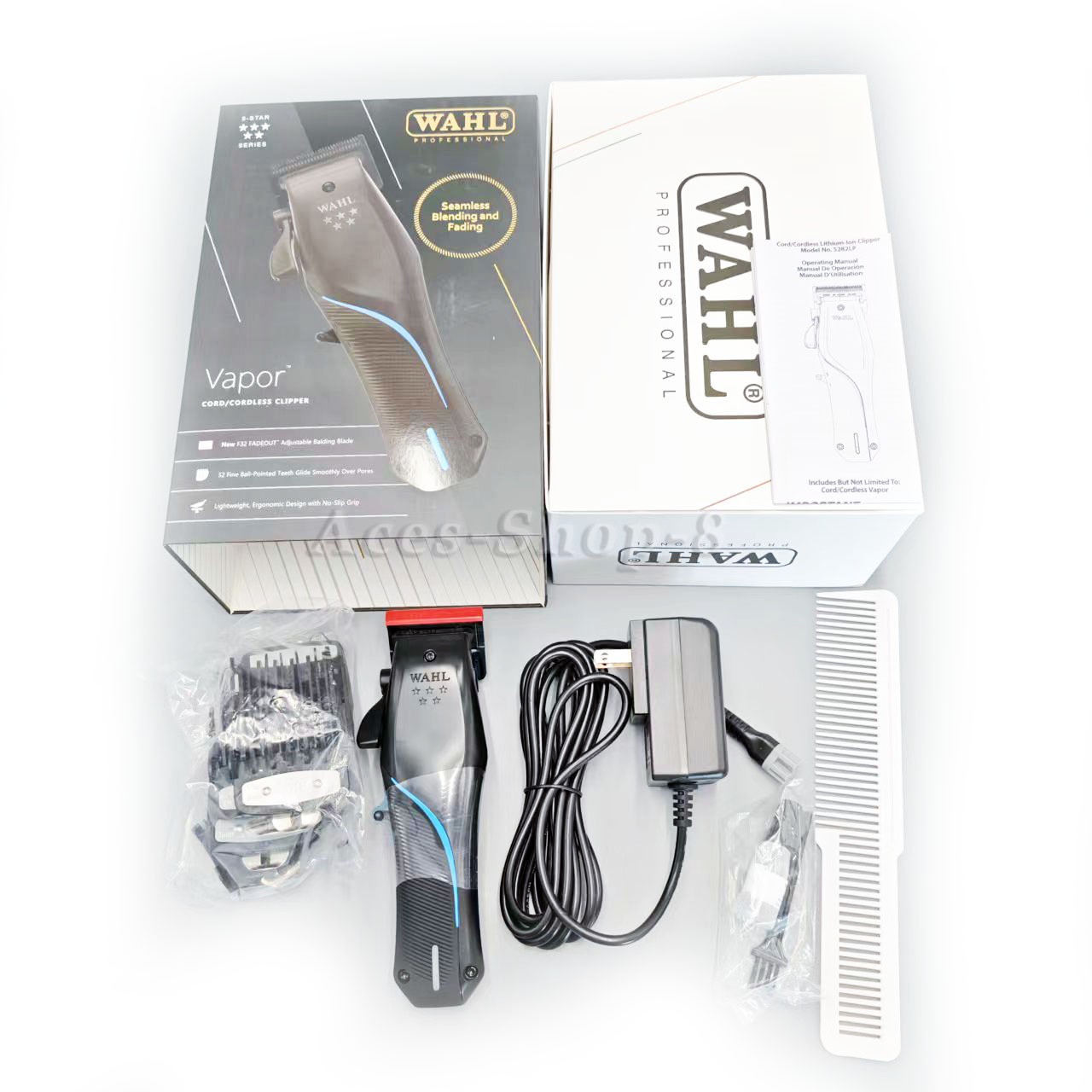 Wahl #3026480 Professional Vapor Cord / Cordless Clipper 5-Star Series