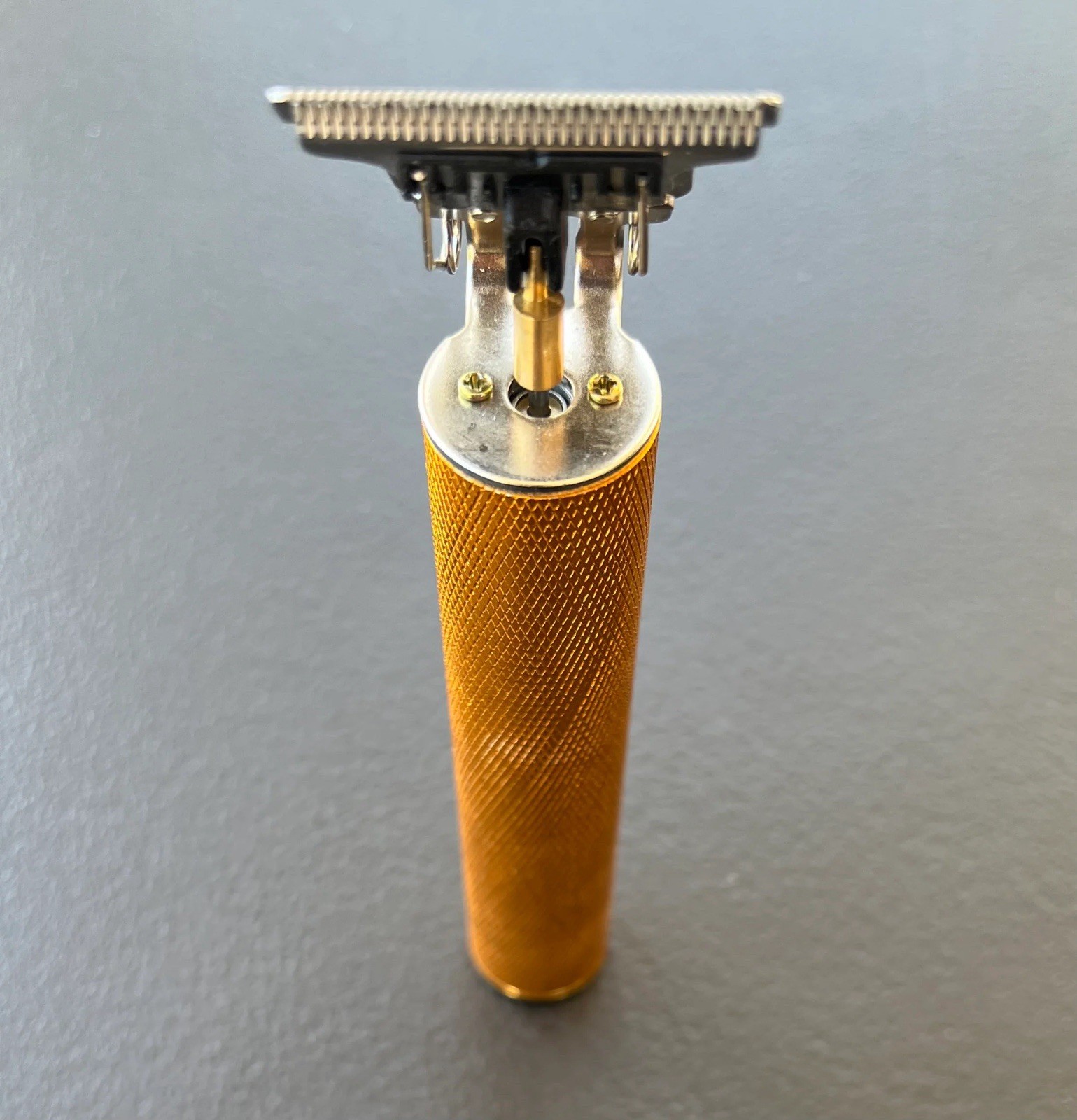 Vintage T9 Barbeador Gold Beard Hair Trimmer Cutter Machine for Men