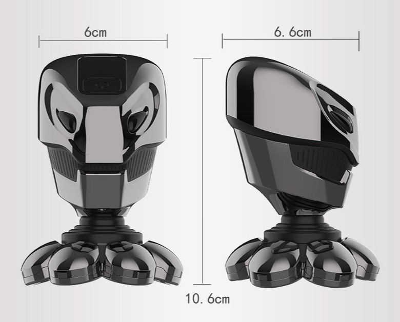 5 IN 1 7D Rotary Electric Shaver Rechargeable Bald Head Shaver Beard Trimmer Men