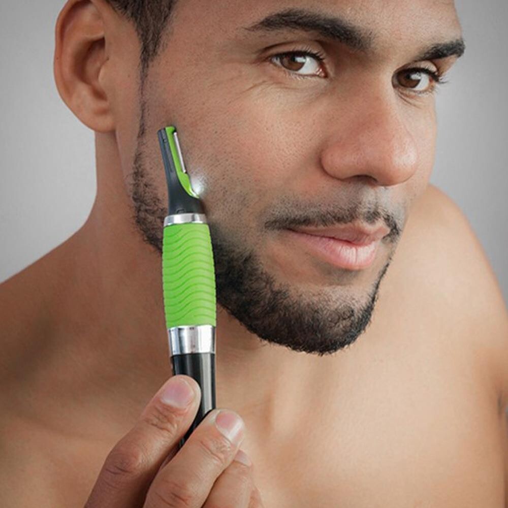 Men’s Nose Ear Face Neck Eyebrow Hair Mustache Beard Trimmer Shaver Clipper Hot
