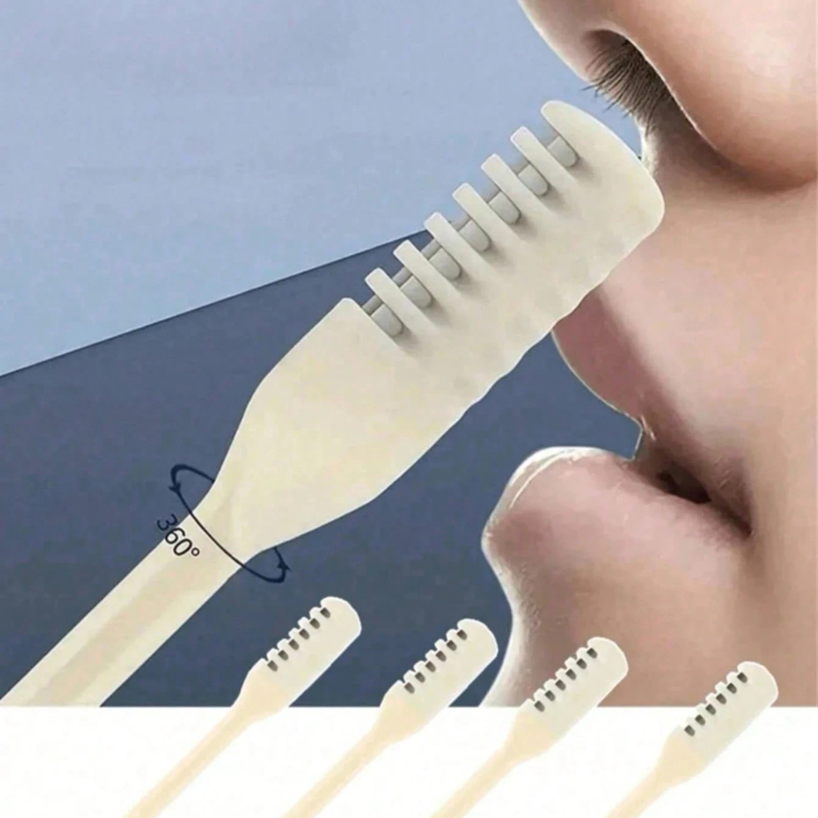 2/4/10/15pcs Manual Nose Hair Trimmer Facial Hair Removal Tools Grooming Kit