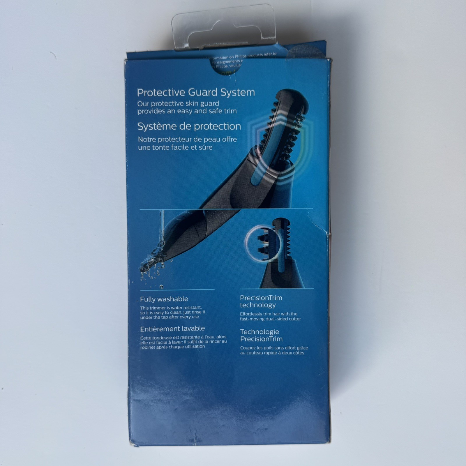 Philips Nose Trimmer NT3650 NT3000 Series Nose Ear Eyebrow Trimmer Open Box