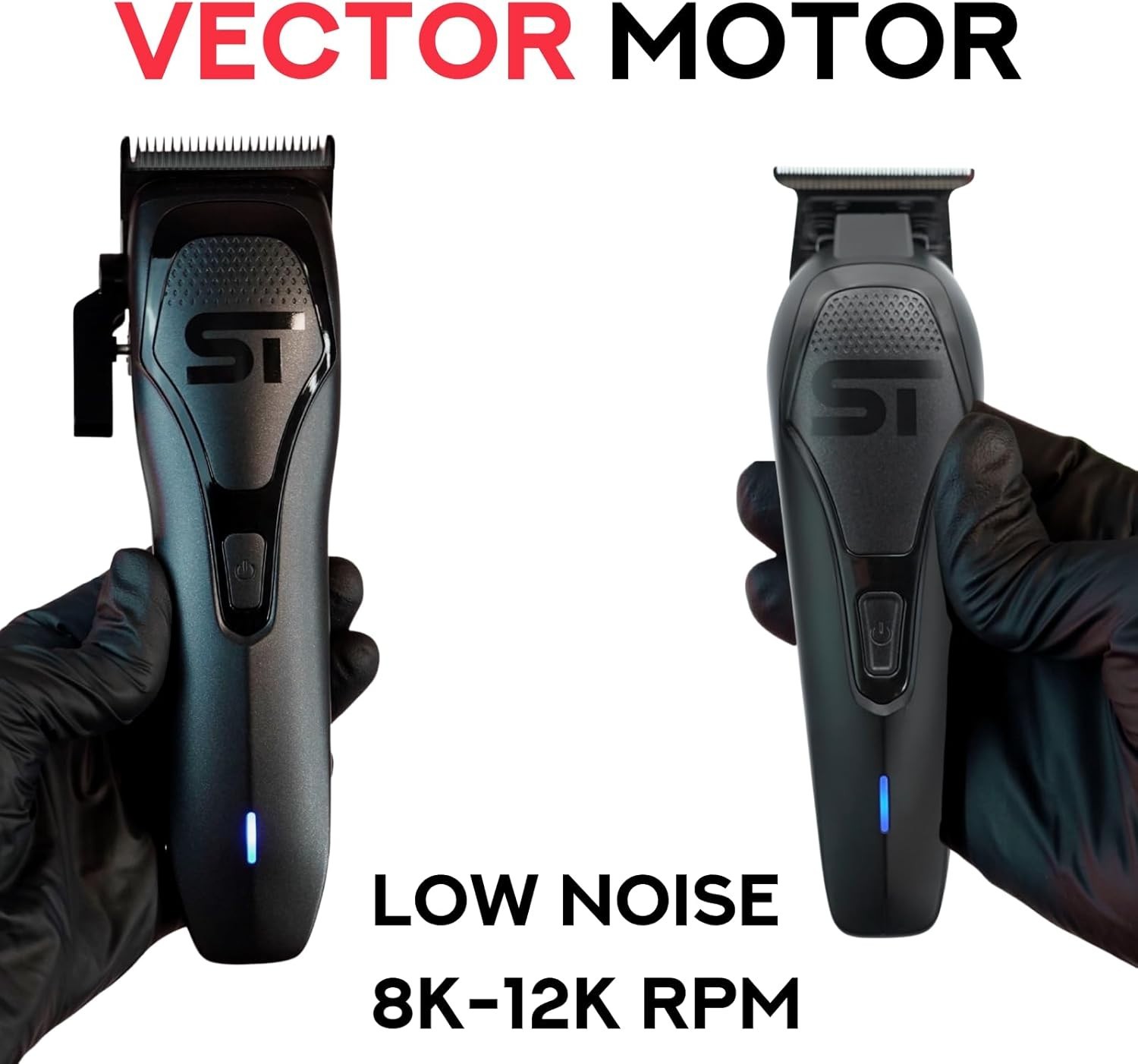 Supreme Trimmer Darkstar 72 Clipper STC72 & Hair Trimmer ST700 Set | Black