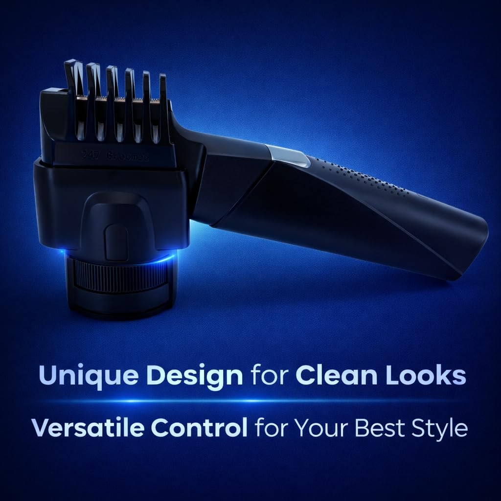 Self Haircut Kit for Men â€“ Electric Hair Trimmer for Men with Beard and No