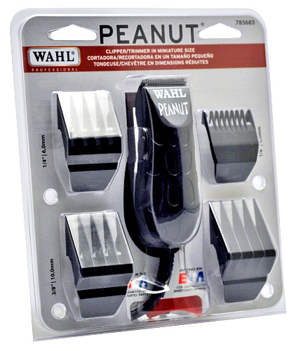 WAHL PROFESSIONAL BK PEANUT CLIPPER/TRIMMER # 8655-200 120V/60HZ 4.OZ, 4” USA!