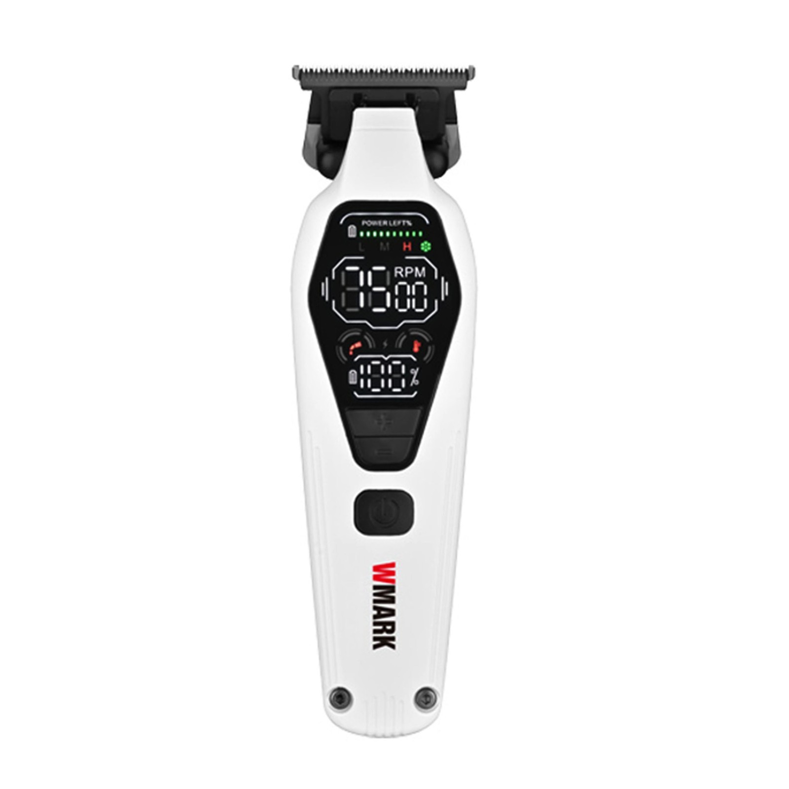 WMARK Pro Cordless Li High Speed Barber Kit Hair Clipper Trimmer Shaver White