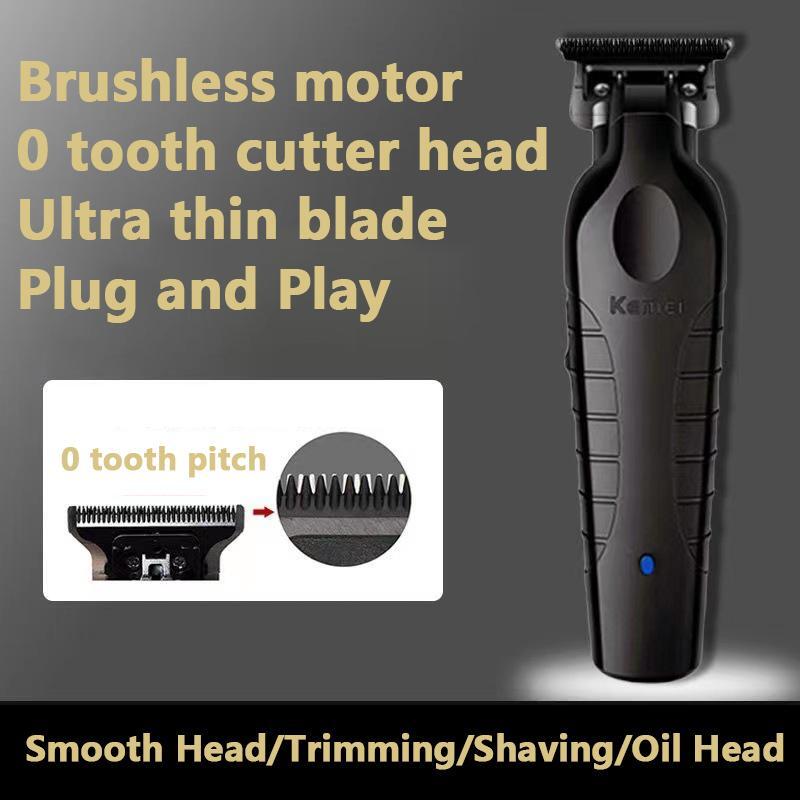 Kemei 2299 Barber Cordless Hair Trimmer 0mm Zero Gapped Carving