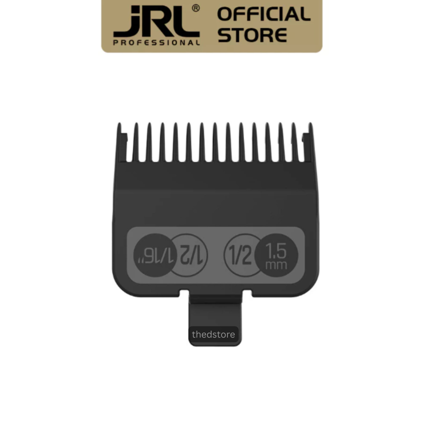 JRL Clipper Guards Set – 6 Premium Guide Combs for Hair Clippers (1.5mm to 13mm)