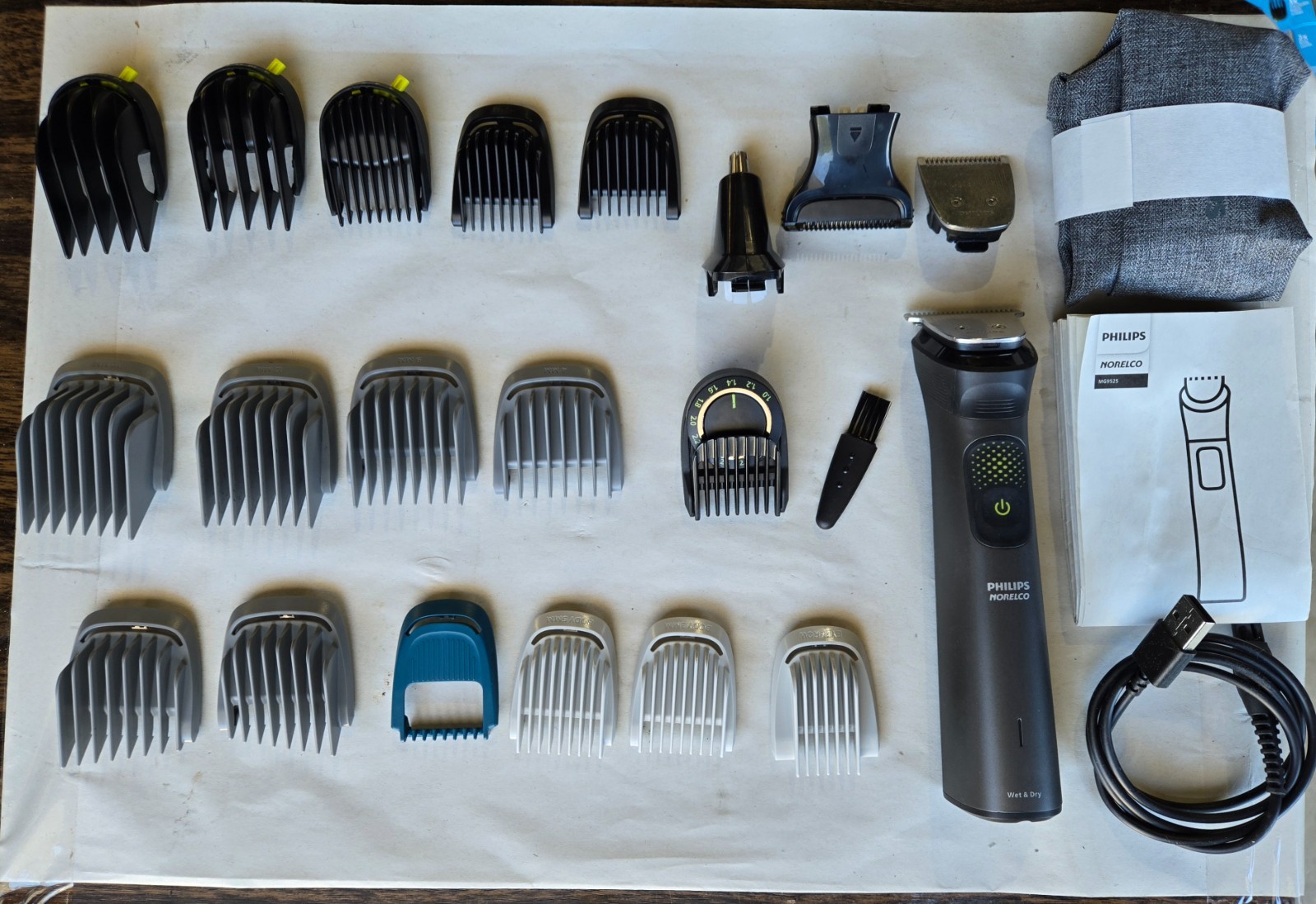 Philips Norelco All In One Trimmer Tools & Accessories Head Face Body Wet Dry 4C