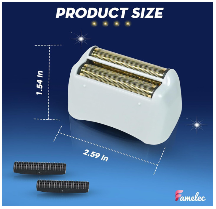 1 Replacement Foil and Cutter Andis Pro For #17150 17200 Shaver TS-1/2 17155(4A)