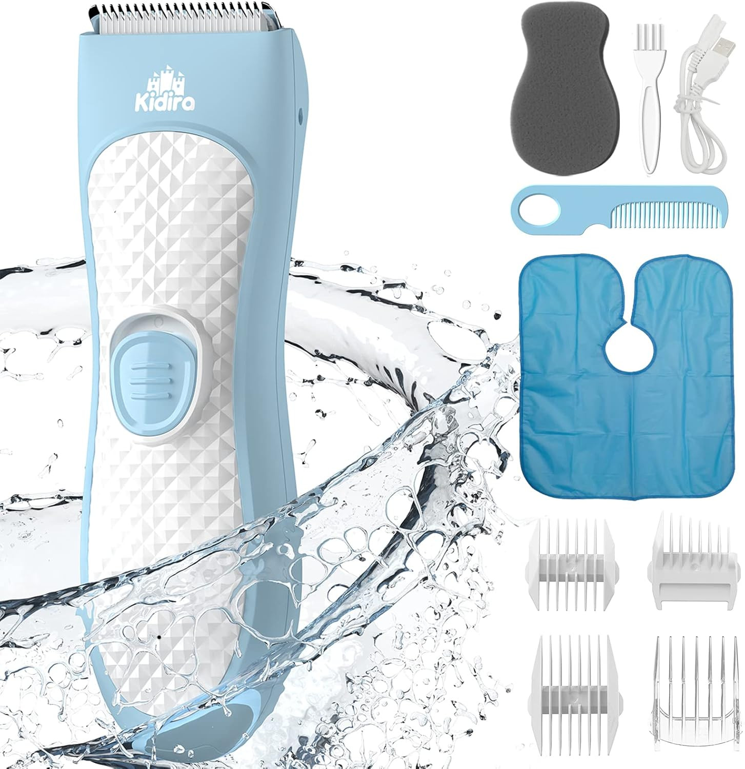Baby Hair Clippers Quiet Hair Trimmer for Kids Toddler, Silent Hair Clippers for