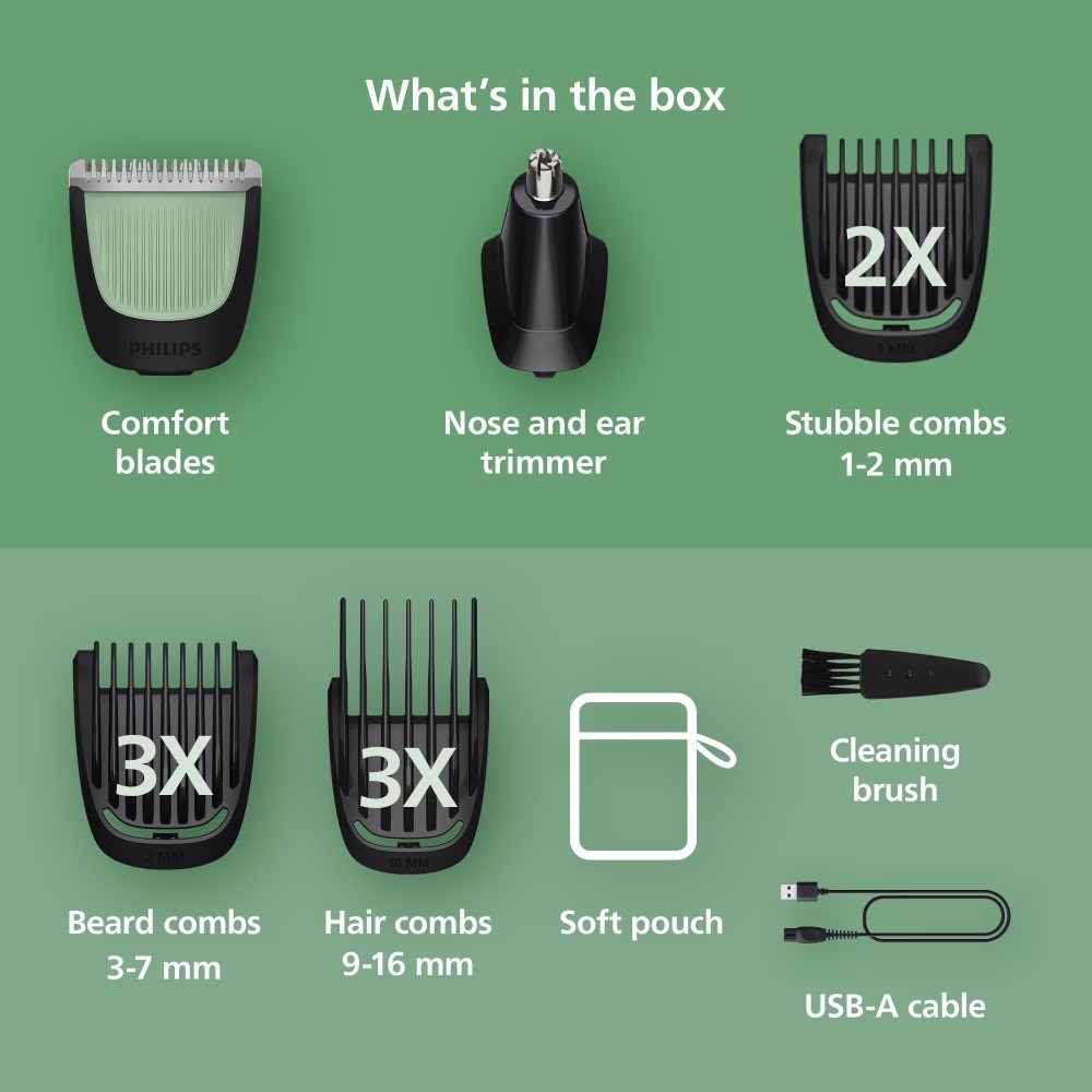 All-In-One 3000 Series 13 In 1 Trimmer, Beard Styler & Men’S Hair Clipper, 9