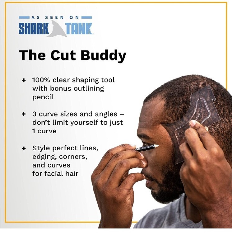 The Cut Buddy Hairline & Beard Shaping Tool + Pencil, NEW!