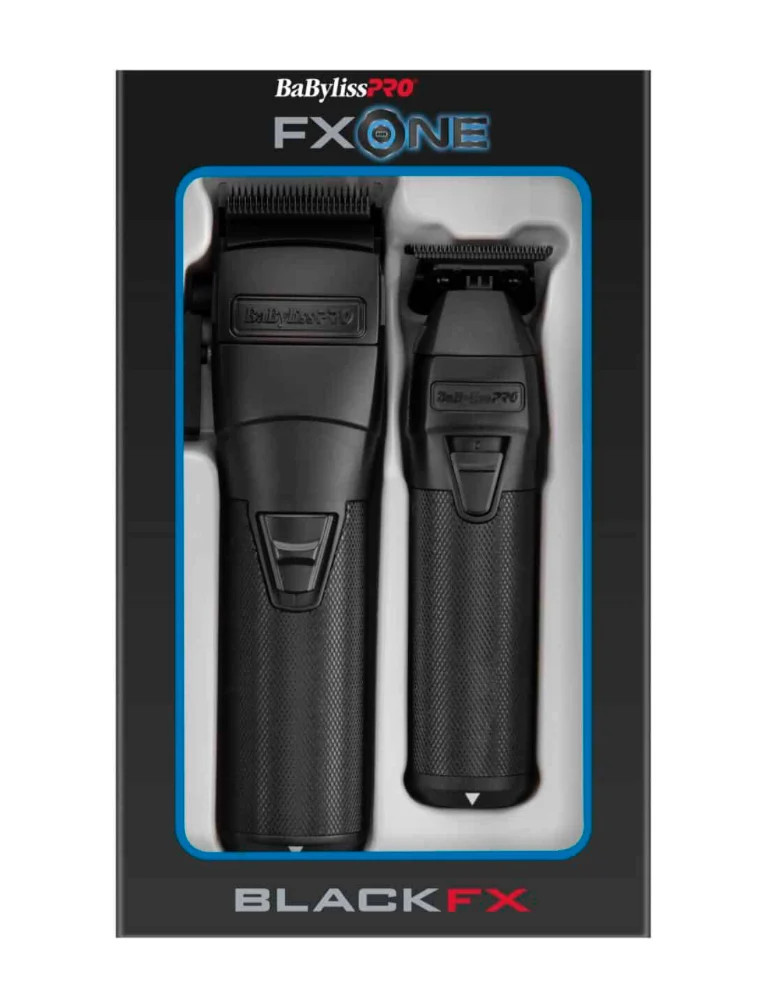 BabylissPro FXOne BlackFX Clipper and Trimmer Prepack #FX1CTMBTO Fast Ship | Au