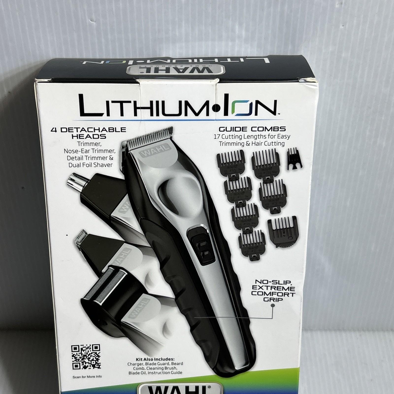 Wahl All In One Lithium Ion Trimmer Black/Silver 9888L New
