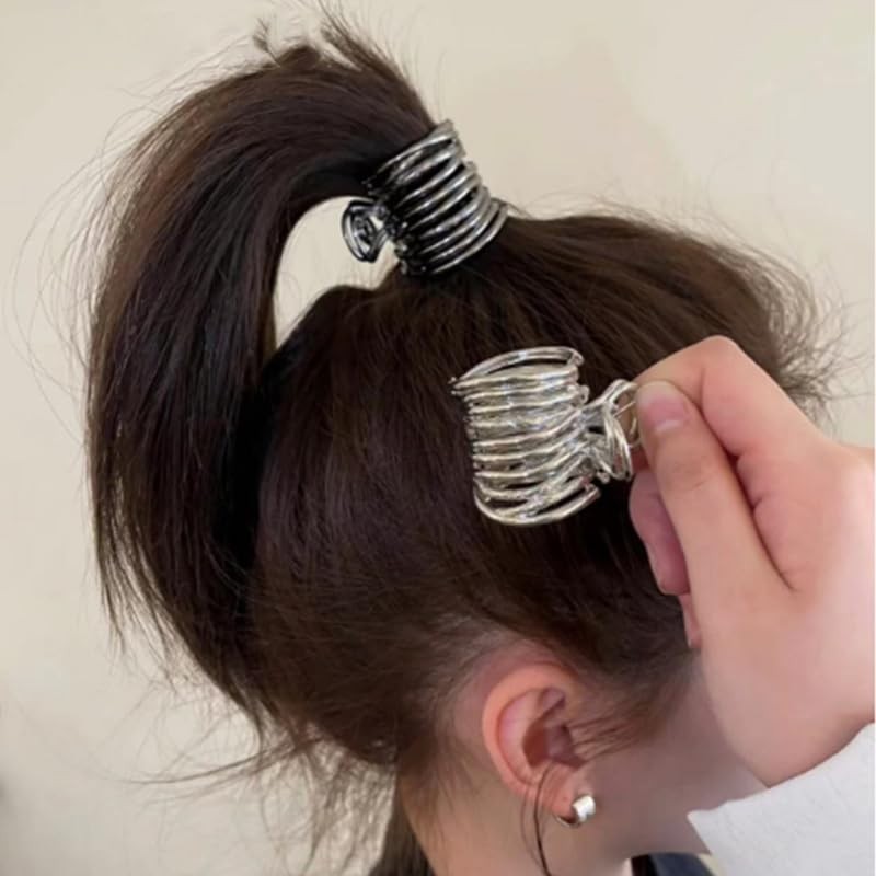 E EMZHOLE 2Pcs Hair Claw Clips – 1.4 Inch Medium Claws for Thick Long…