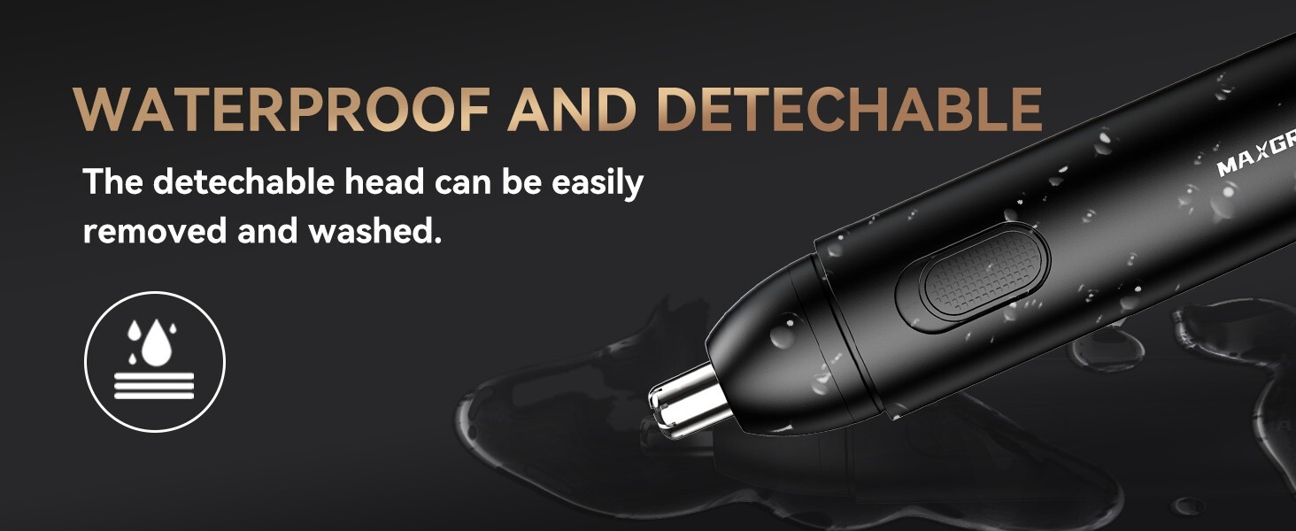 Nose Hair Trimmer For Men Rechargeable Ear Nose Eyebrow Hair Trimmer Shaver