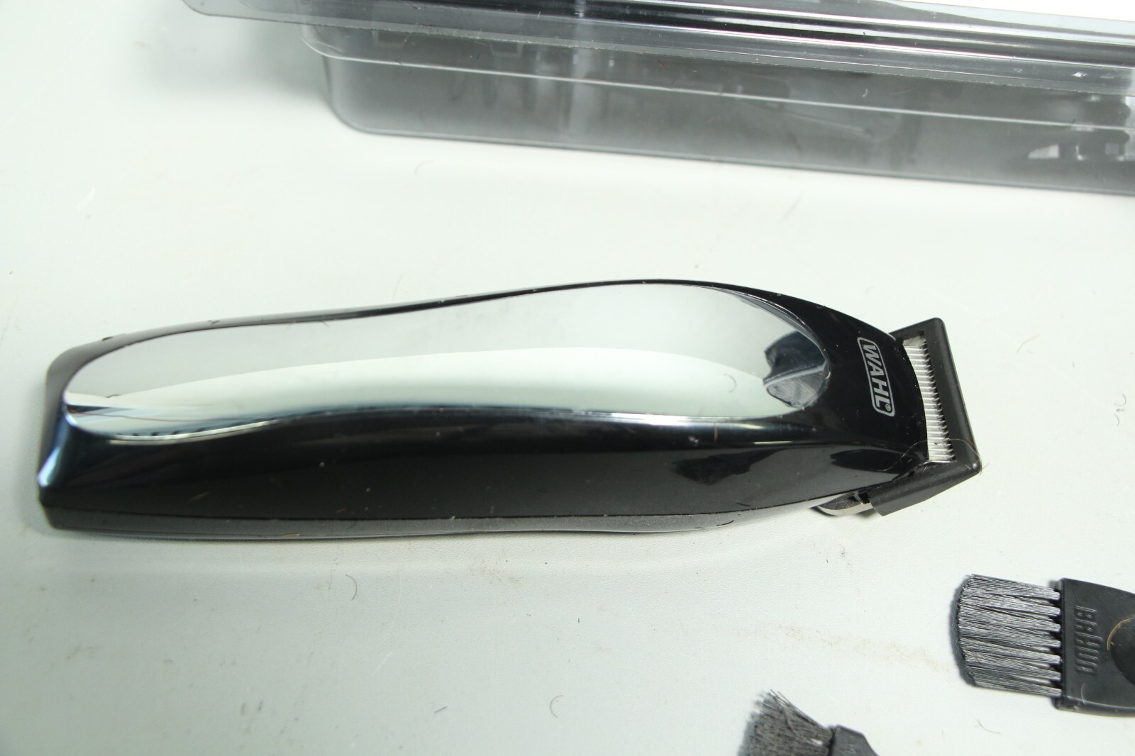 Wahl PPL Black Silver Clipper Lithium Ion Cordless Haircutting & Trimming Kit
