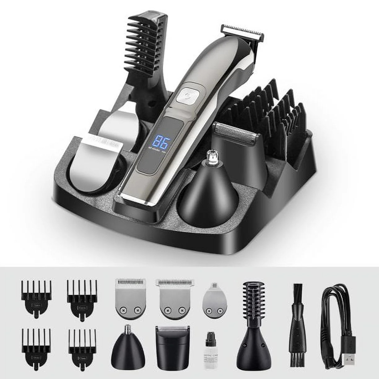 Professional Hair Clippers Trimmer Cutting Beard Cordless Barber Shaving Machine