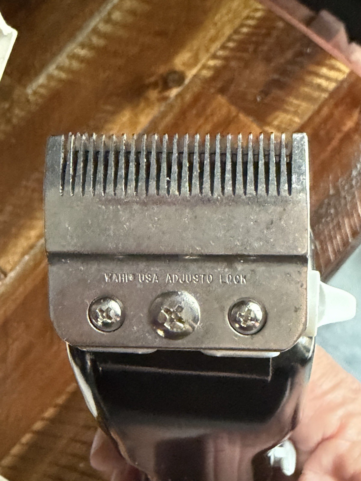 Wahl Professional Designer Corded Hair Clipper With Adjustable Level. Color Red