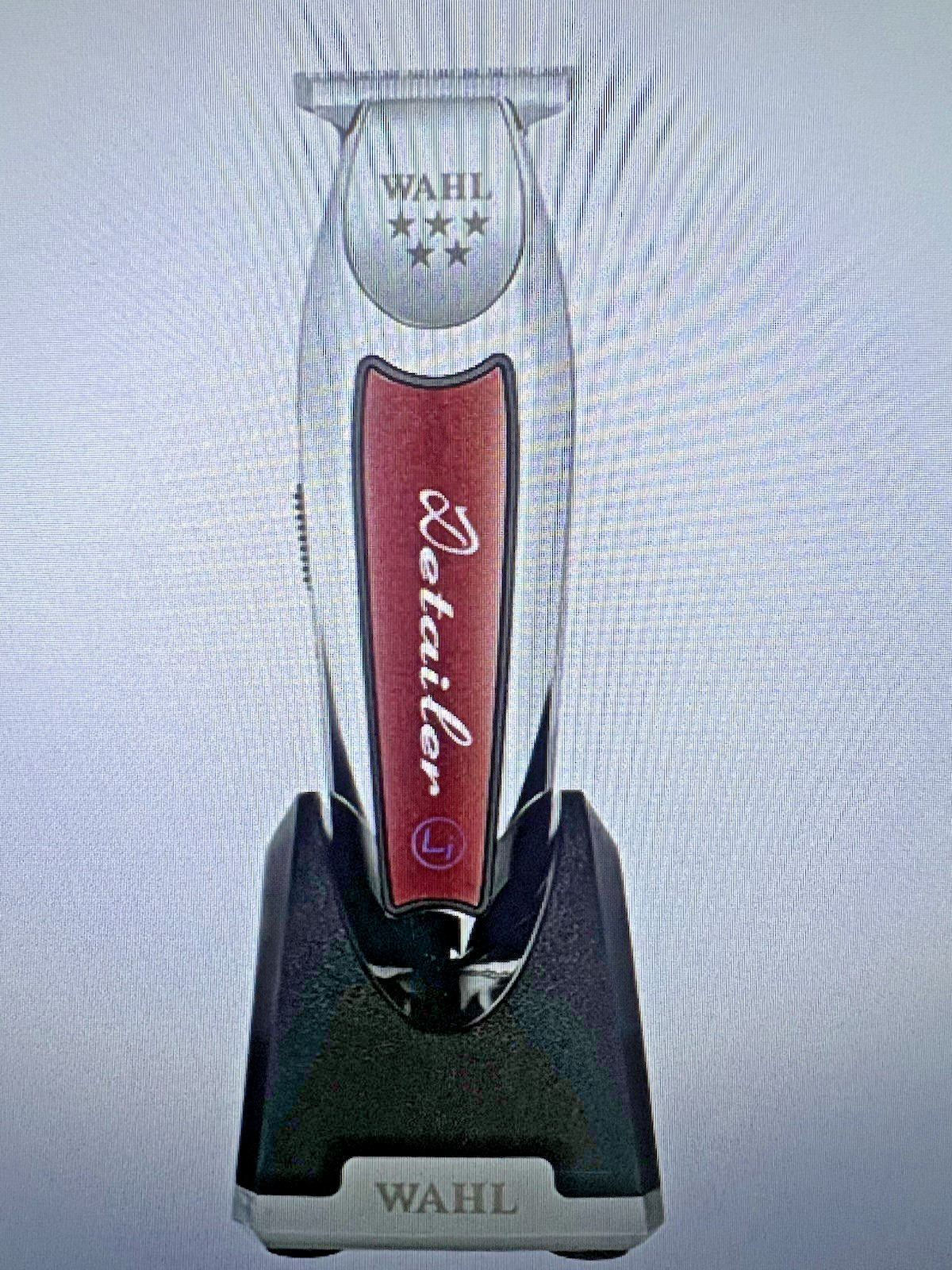 WAHL CORDLESS DETAILER LI EXTREMELY CLOSE T-WIDE BLADE 100 MIN RUN TIME # 08171