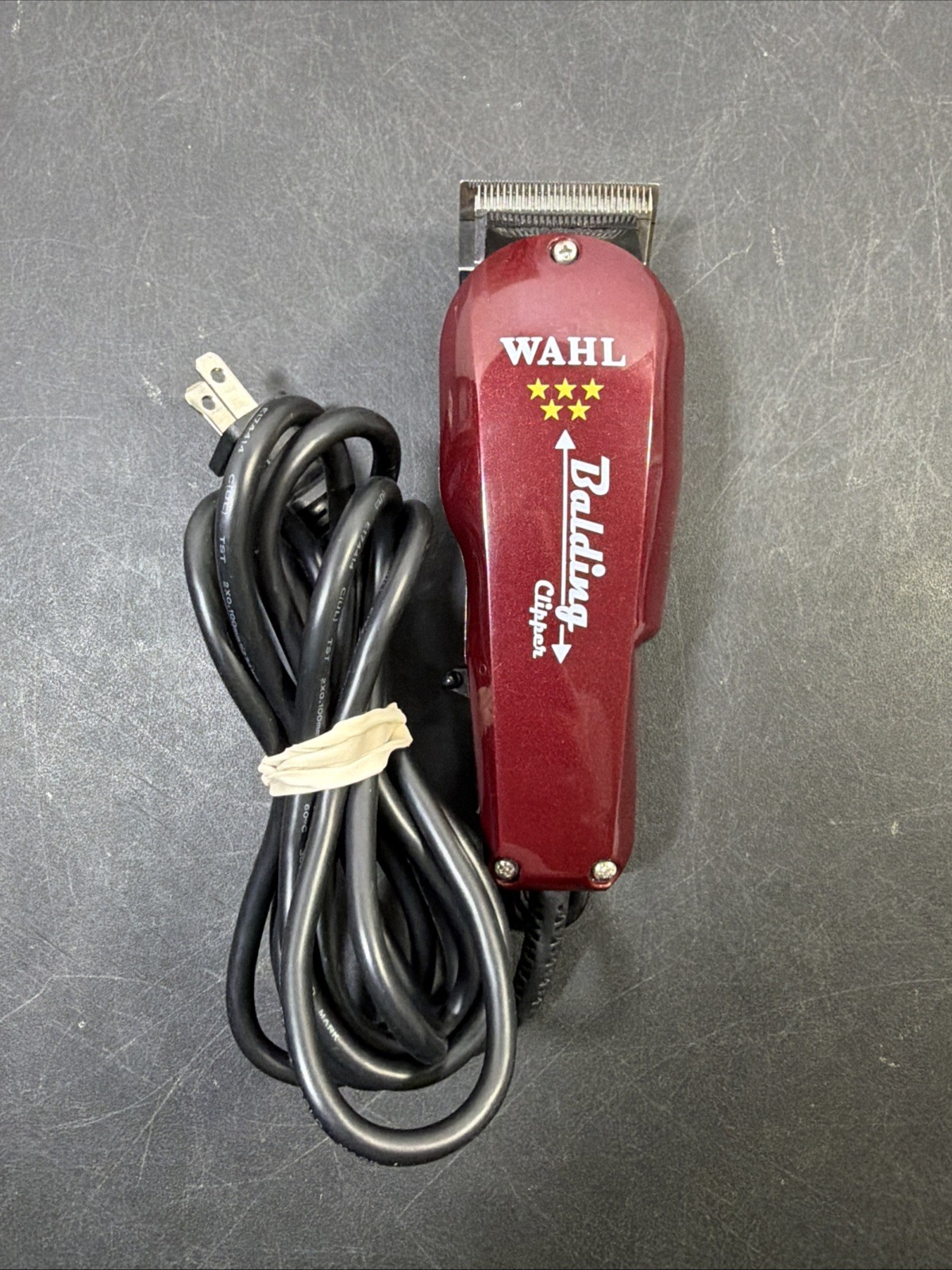Wahl 8110 Professional 5-Star Wired Full Head Balding Clipper – Burgundy – USA
