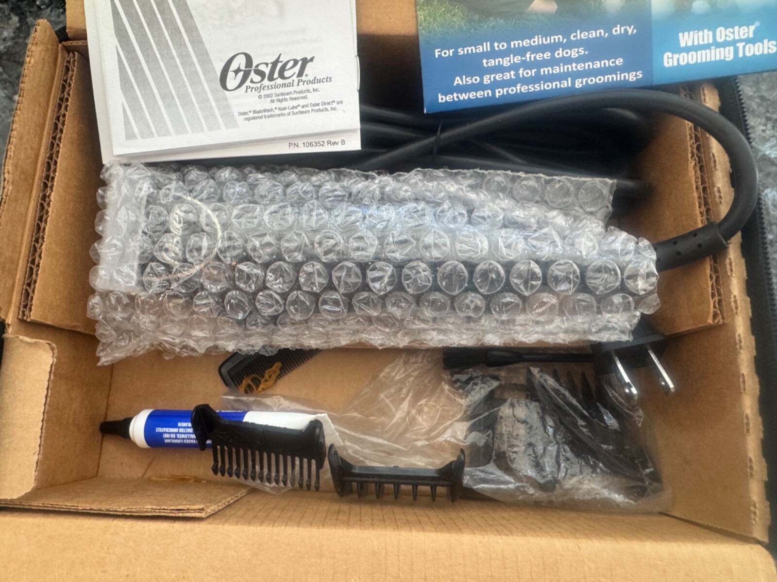 Oster Professional Pivot 78544 Fast Feed Adjustable Case & Guides & DVD Manual