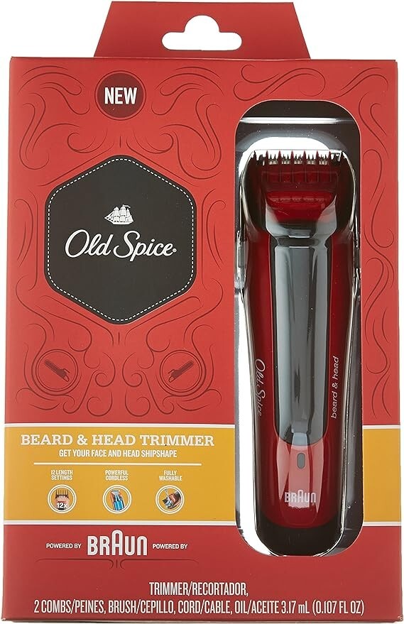 Braun Old Spice Beard & Head Trimmer-Trimmer-Detailer For Men Brand New
