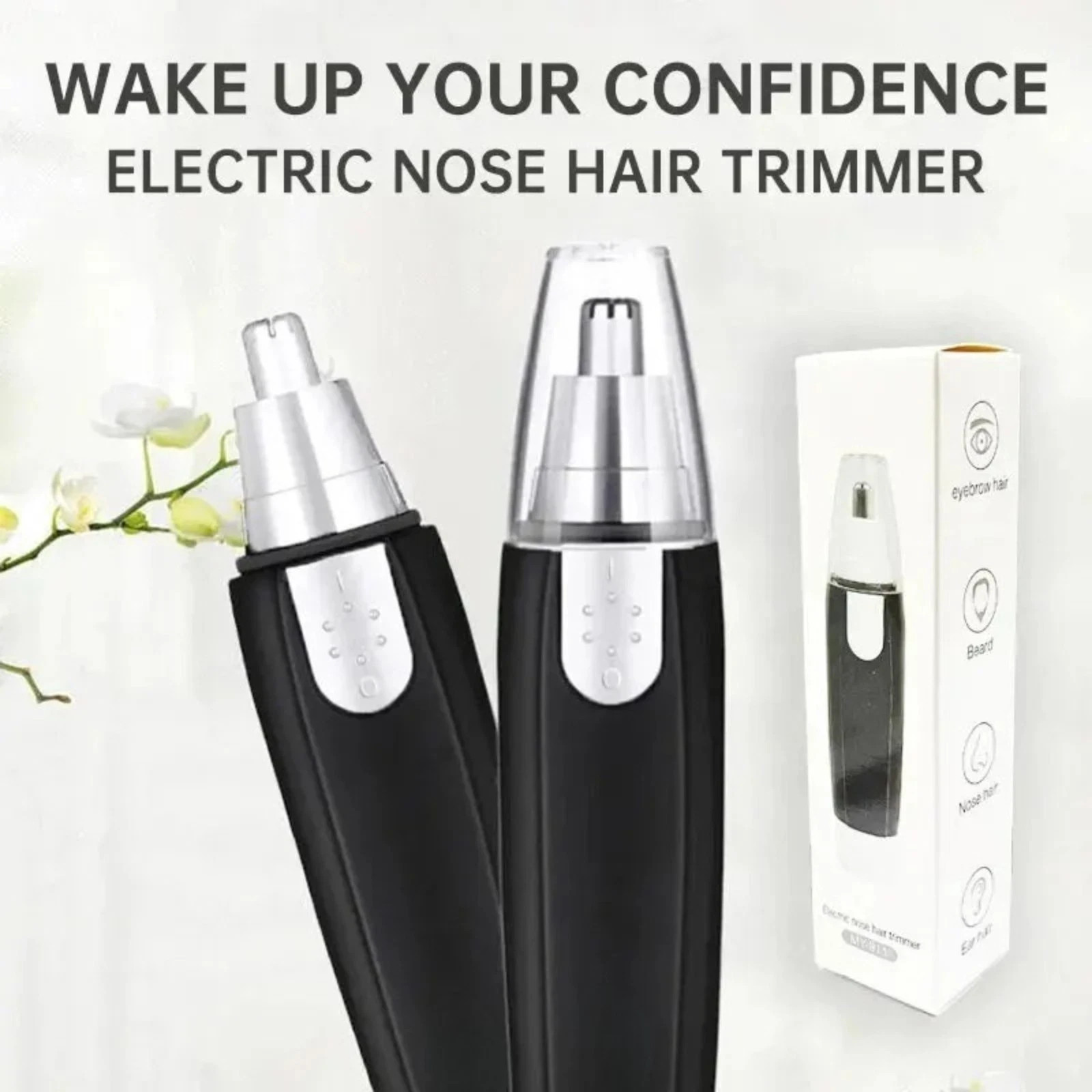 Electric Nose Ear Hair Trimmer Face Eyebrow Mustache Beard Shaver Clipper Unisex