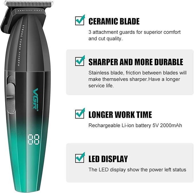 PRO Máquinas Profesionales Para Cortar Cabello Maquina Cortadora De Pelo Set MEN