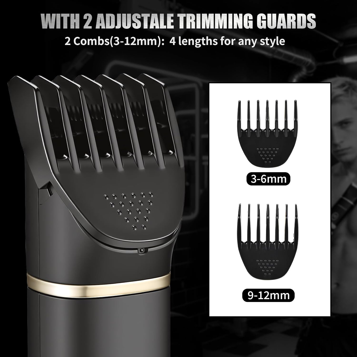 Manscape Body Hair Trimmer for Men, Waterproof Pubic Hair Trimmer with Ceramic B