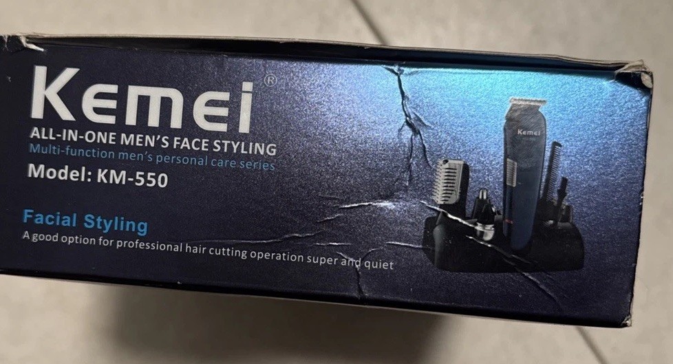 Kemel rechargeable 8 in 1 full care grooming kit electric hair clippers