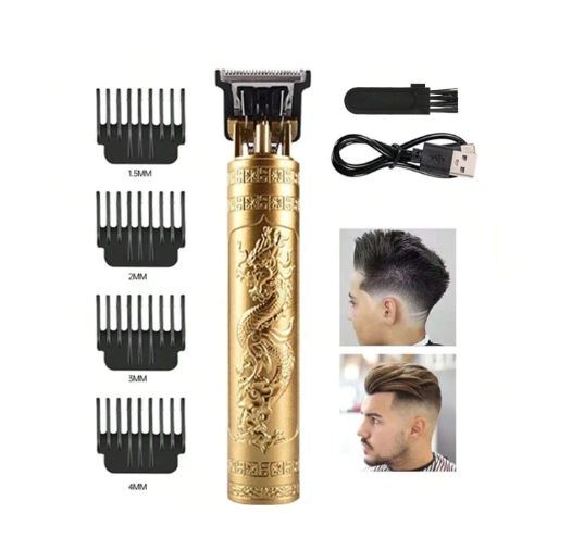 Men’s Recharge Hair Clipper, Abs Material With Carving, Portable Trimmer.Codless