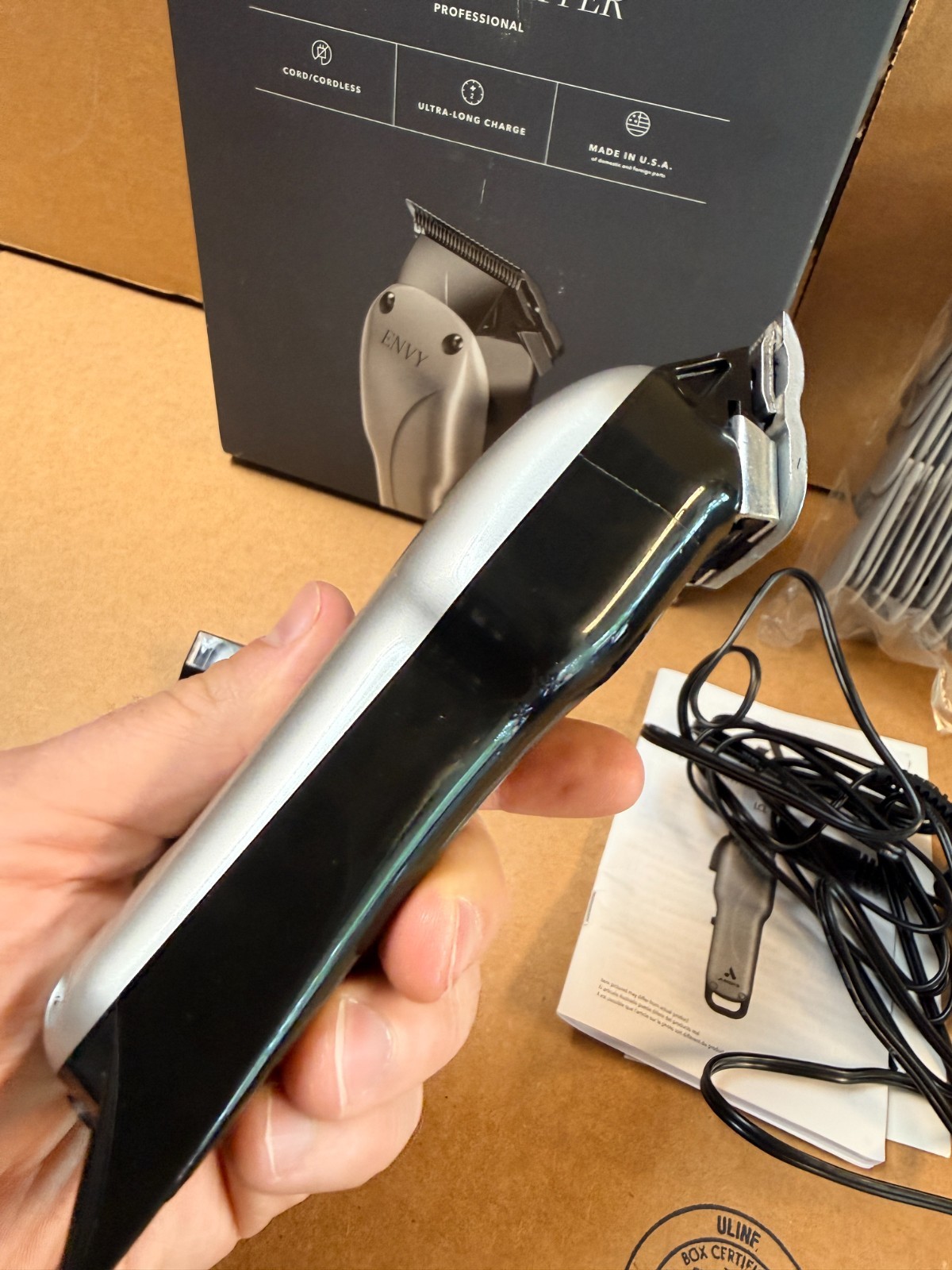 Andis 73000 Cordless Envy Li Adjustable Blade Clipper Rotary Motor