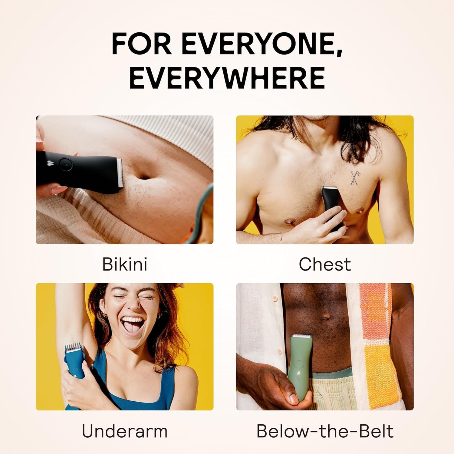 Unisex Body Trimmer – Rechargeable & Waterproof